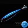 1 st 18,5 cm 22g Minnow Fishing Lure Laser Hard Artificial Bait Plastic Big Fake Fish Lures Sea Fishing Bait Crang Bait Wobblers