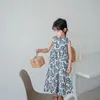 Kläder set menoea casual baby flicka kläder sommarflickor set ärmlös blommig tröja retro kostym boutique barn 230322