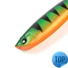 1 Pcs Soft Lures 10g 12.5cm Fishing Lure Wobblers Double Color Aritificial T Tail Silicone Bait SwimFish Bait Bass Pike Tackle
