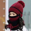 Beanies Beanie/Skull Caps Hat Female Winter Cute Warm Knitted For Women Protect Ears Moft Outdoor Thicken Cycling Cap SYXMAO110 Davi22