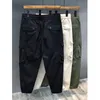 Pantalons pour hommes Mode Cargo Hommes Streetwear Pantalons décontractés Salopette multi-poches Vêtements pour hommes Baggy Bundle Feet 2023 Sauvage