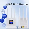 150 Мбит / с 4G Wi -Fi Router SIM -карта беспроводной модем беспроводной модем разблокированные маршрутизаторы горячей точки с дисплеем съемной антенной для IP -камеры