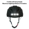 Capacetes de ciclismo Capacete de bicicleta com lâmpada de LED com luz traseira moldada integralmente para esportes ao ar livre para equitação Equipamento de motocicleta 230322