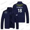 Vestes pour hommes -Aston Martin F1 veste pour hommes et femmes Veste de course de Formule 1 Alonso veste de fan veste de moto 2023032223H