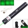 Puntanti laser 200 miglia USB Puntatore verde ricaricabile Astronomia 532nm Grande Lazer Penna 2in1 Cap Capite Star Light BATTERE BACKIN ENDYAT PET DHYAT
