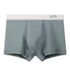 Mutande 2023 di marca degli uomini della biancheria intima modale boxer di cotone vestibilità comoda non marcatura pantaloncini mutandine maschili sexy culotte L-XXXL