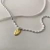 Pendentif Colliers VOQ 2022 nouveau amour Vintage perles d'olive chaîne Collier pour femmes fille clavicule tour de cou Sexy mode bijoux cadeau fête Collier Z0321