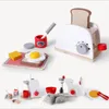 Altri giocattoli Cucina in legno Pretend Play House Giocattolo Simulazione Tostapane Macchina per caffè Frullatore per bambini Regalo per la prima educazione 230322