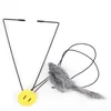 Cat Toys Retractable Interactive Toy Hanging Door Funny Stick Scratch Rope Mouse Tease Pet Catching Training Tools