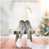 Christmas Decorations Gnomes Handmade Swedish Tomte With Long Legs Scandinavian Figurine Plush Elf Doll 5260 Q2 Drop Delivery Home G Dhjom