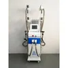 Machines professionnelles de culptage de corps frais de gel de graisse de Cryo Cavitation de corps de Rf 40Khz avec des poignées en métal pour le bras de corps et