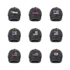 Sombreros de fiesta Lets Go Brandon FJB Dad Beanie Cap Gorras de béisbol estampadas Algodón lavado Denim Sombrero ajustable