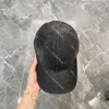 Bunden färgad denim baseball caps casquette hattar för män kvinnor designer snapback