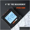 Measuring Tools Lomvum Digital Protractor Laser Usb Inclinometer 360 Level Angle Finder High Precision Goniometer Magnet Tilt 201116 Dhsfo