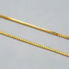 Ketten, drei Farben zur Auswahl, 0,7 mm Dicke, Halskette aus massivem Sterlingsilber, Gelbgold, weiße Rose