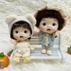 Dolls Mini 112 Cute Surprise Face Boy Girl OB11 Blue Green Eyeballs with Clothes 10CM Toys Gift for Girls 230322