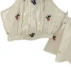 Kläderuppsättningar Bear Leader Little Girl Summer Korean Children's Embroidered Suit Girl's Suspender Shirt Kjol Pants Two Piece Set 230322