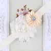 Baby Headbands Elastic Ribbon Diamonds Polygonal Flower Head Band Infant Headwear Fashion Head Hair Accessories Multi Colors Mixed