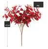 Dekorativa blommor 1st Black Artificial Eucalyptus Leaf Fake Plants Flower Indoor Outdoor Decorations Home Decoration Lysimachia Simulation