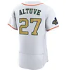 2024 S-4XL Aangepaste honkbaltruien JOSE ALTUVE GEORGE SPRINGER HOUSTON BRANTLEY Justin Verlander ALEX BREGMAN ASTROS KYLE TUCKER CRAIG BIGGIO Mannen Vrouwen Jeugd