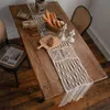 Table Runner Bohemian Table Runner Hand-woven Placemats Macrame Table Runner With Tassels Table Blanket Bedding Wedding Party Home Decoration 230322