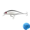 1pcs minnow fishing lures عيون ثلاثية الأبعاد العائمة بالليزر الشحري wobblers crankfish الطعم البلاستيكي pesca isca 9.4cm 11.2g