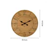 Wall Clocks Retro Solid Wood Clock European And American Style Background Decoration Antique Furniture
