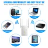 1200Mbps WiFi Repeter Band Dual Band Wireless Wireless 2,4 GHz/5,8 GHz Extender APRIGADOR DE WIFI AP ROUTER com antenas de 4pcs