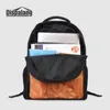 Backpack 17 Inch Larger Laptop Fashion Blank Sublimation Printing School Bag Children DIY Bookbag Men Shoulder Rucksack