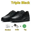 90 90s mens Running Shoes Triple Black and White UNC USA Rose Pink Valentines day Lahar Escape Smoke Grey Pale Ivory Camowabb Men Women Trainers Sports Sneakers 36-45