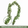 Dekorative Blumen, 2 m, künstliche Rattan-Eukalyptus-Reben, Weidenblätter, gewundene Rebe, künstliche Pflanzen für Hochzeit, Haus, Garten, Dekoration, Efeu