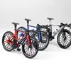 Neuheit Spiele 1/10 Mini Modell Legierung Fahrrad Diecast Erwachsene Simulation Finger Berg Metall Fahrrad Dekoration Sammlung Geschenke Spielzeug für Jungen 230322