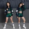 Clothing Sets Lolanta 2Pcs 4Pcs Girls Jazz Street Dance Modern Costumes Sequnines Hip Hop Stage Performance Wear 4 16 Years 230322