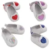 Puppenzubehör Leinwandstoff 7 cm Schuhe für 18 Zoll amerikanische und 43 cm geborene Babykleidung unserer Generation Mädchen 230322