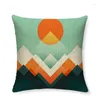 Pillow House Decorative Mountain Print Home Pillowcase For Sofa Cover Nordic Morandi Living Room Pillows Covers Abstract 45