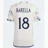 23 24 Italia BONUCCI koszulka piłkarska 2022 Home Away VERRATTI JORGINHO INSIGNE Belotti CHIESA BARELLA CHIELLINI ItalyS Immobile mężczyźni zestaw dziecięcy skarpetki koszulka piłkarska top