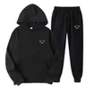 Frauen Mode Luxus Tracksuits Designer Baumwolle Zwei Stücke weibliche Hoodie -Jacken Hosen mit Buchstaben Seite für Lady Slim Jumper Frau Tracksuit