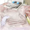 Wallpapers Custom Large Flooring 3D Beautiful Fairyland HD Waterproof Wearable Floor Paint Decorative Painting Living Room Papel De Parede