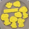 Backformen Ankunft niedlichen Cartoon-Hund Briefmarken Keksformen DIY Fondant Cookie Tool Cutter Kuchen Dekorieren 9189