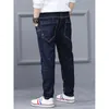 Jeans Fashion Children's Jeans de haute qualité Big Boy Denim Pantalons Solid Cotton Pantal