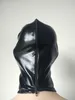 Костюмированные аксессуары для взрослых полной маски Unisex Zentai Costumes Accessories аксессуары Хэллоуин Маски косплей блестящий металлический капюшон