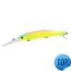 1 pièces 14.5 cm 12.4g JerkFish appâts Wobblers manivelle appâts HardFish appât vairon japon Camping pêche en plein air leurre pour la pêche