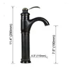 Bathroom Sink Faucets Oil Rubbed Bronze Single Lever Handle Vessel Basin Faucet Mixer Taps Ahg020