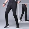 Pantaloni da uomo Pantaloni sportivi dritti con lacci estivi Leggings da uomo sottili con coulisse per lavorare