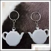 Party Favor Favor Is Brewing Teapot Plastic Pomiar Blakein Portable Mini Key Chain Wedding Prezent Świąteczny Favors Dhrrj