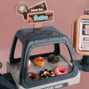 Andere speelgoed Kids Coffee Machine Toy Set Kitchen Simulatie Food Bread Cake doet alsof Winkelen Contant kassa voor kinderen 230322