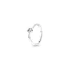 2023 Ny populär 925 Sterling Silver Sterling Silver Pandora Double Fork Single Stone Ring Rings Women's Gift Fashion Jewelry Accessories