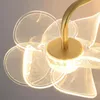 Lampa ścienna Nowoczesne wystrój wewnętrzny światło LED do salonu sypialnia Luster Flower Sconce TV