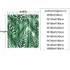 Shower Curtains High Quality Sunny Beach Palm Tree Printed Fabric Shower Curtains Sea Scenery Bath Screen Waterproof Bathroom Decor with Hooks 230322