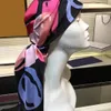 Luxurys designers bokstäver halsdukar trycker blommor silkes halsduk pannband för kvinnor mode långa hanter väskes halsdukar axel tyg bagage band huvudet bra trevligt
